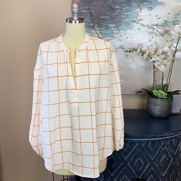 NWT A New Day Cream Blouse - Size XXL - Picture 3 of 13